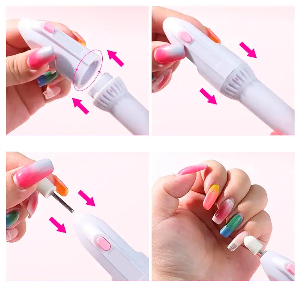 Set de Lima y Pulidora de Uñas Eléctrica Profesional 5 en 1