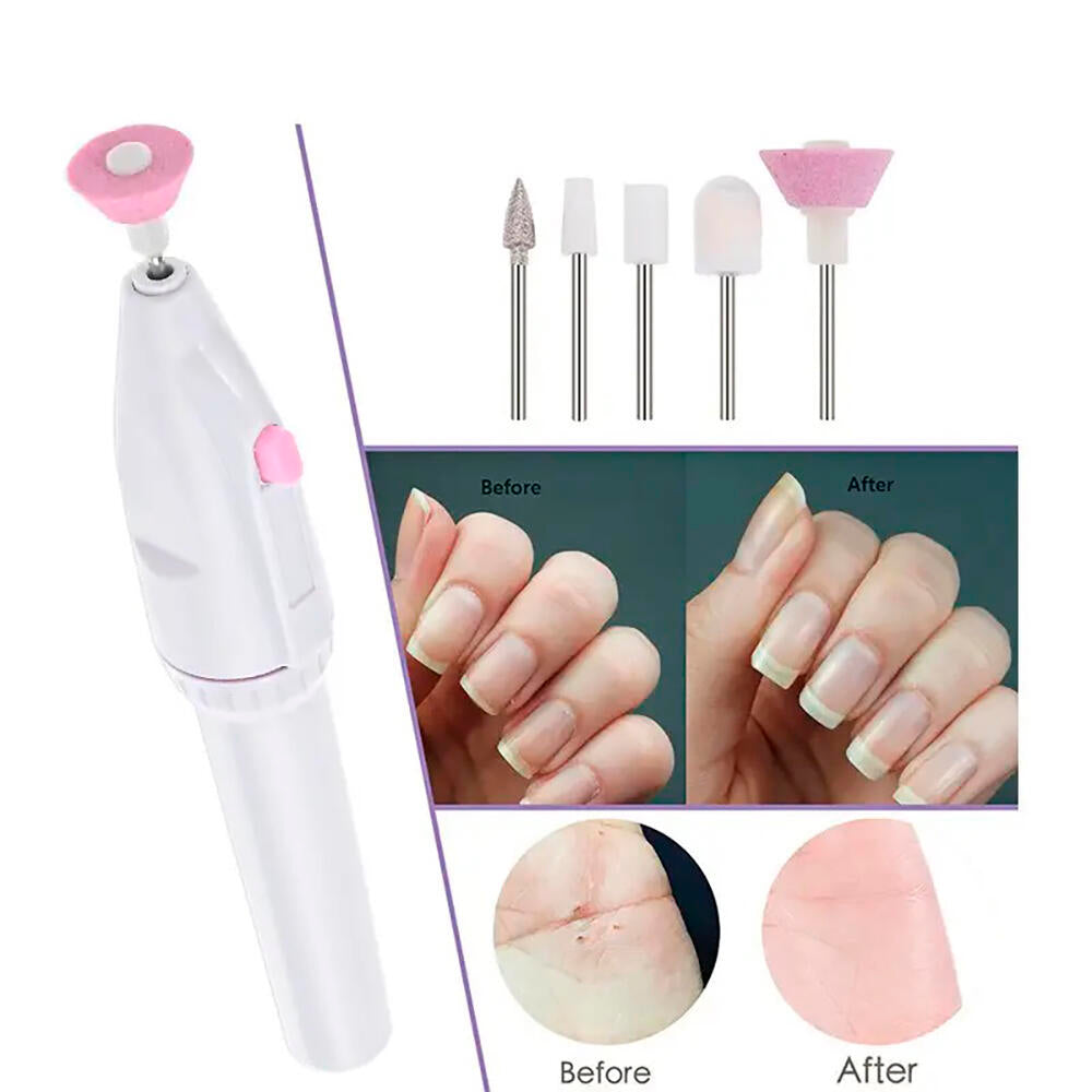 Set de Lima y Pulidora de Uñas Eléctrica Profesional 5 en 1