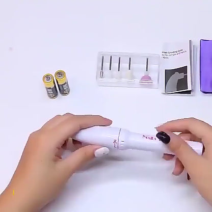 Set de Lima y Pulidora de Uñas Eléctrica Profesional 5 en 1
